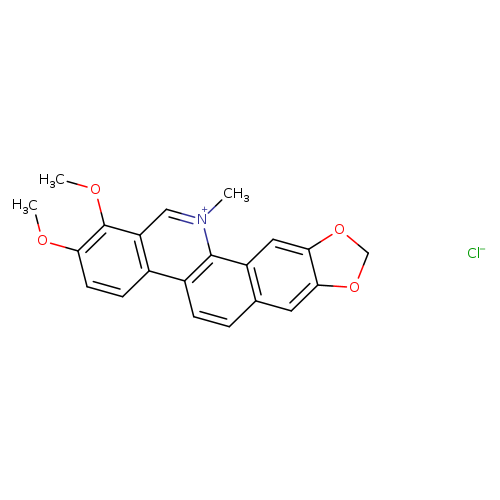 COc1c(OC)ccc2c1c[n+](C)c1c2ccc2c1cc1OCOc1c2.[Cl-]