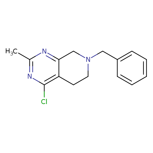 Cc1nc2CN(CCc2c(n1)Cl)Cc1ccccc1