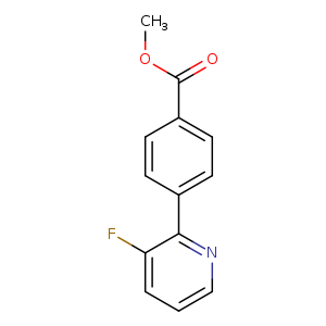 COC(=O)c1ccc(cc1)c1ncccc1F