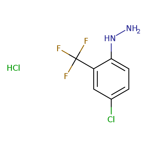 NNc1ccc(cc1C(F)(F)F)Cl.Cl