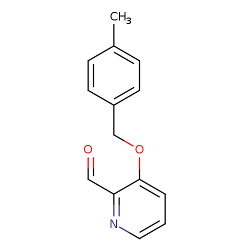 O=Cc1ncccc1OCc1ccc(cc1)C