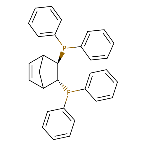 C1=CC2CC1[C@H]([C@@H]2P(c1ccccc1)c1ccccc1)P(c1ccccc1)c1ccccc1