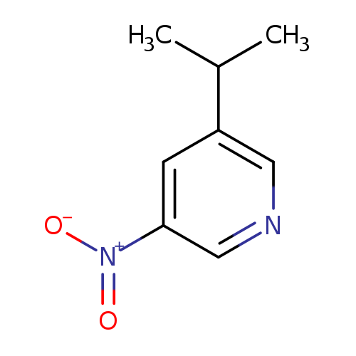 CC(c1cncc(c1)[N+](=O)[O-])C