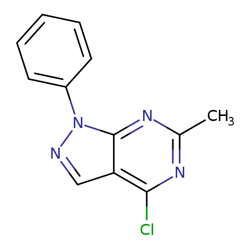 Cc1nc(Cl)c2c(n1)n(nc2)c1ccccc1