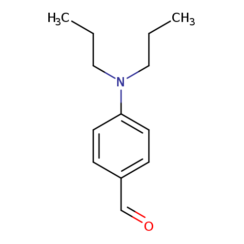 CCCN(c1ccc(cc1)C=O)CCC