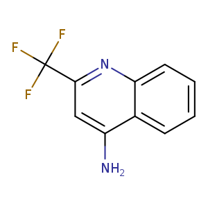 Nc1cc(nc2c1cccc2)C(F)(F)F
