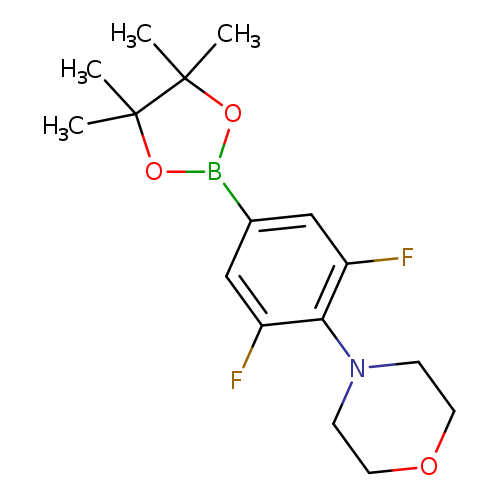 Fc1cc(cc(c1N1CCOCC1)F)B1OC(C(O1)(C)C)(C)C