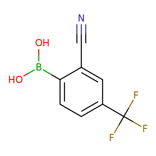 N#Cc1cc(ccc1B(O)O)C(F)(F)F