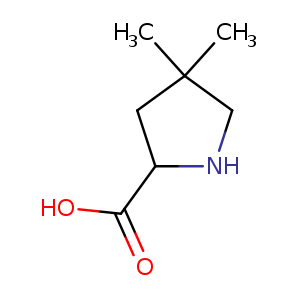 OC(=O)C1NCC(C1)(C)C