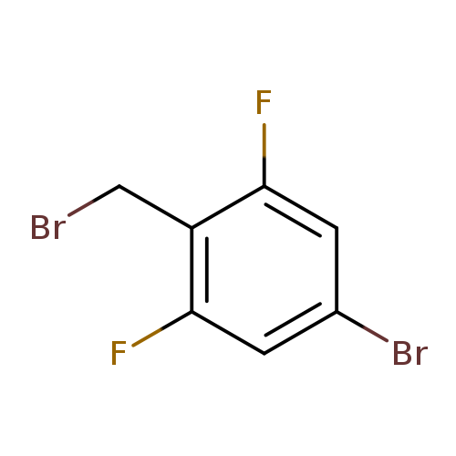 BrCc1c(F)cc(cc1F)Br