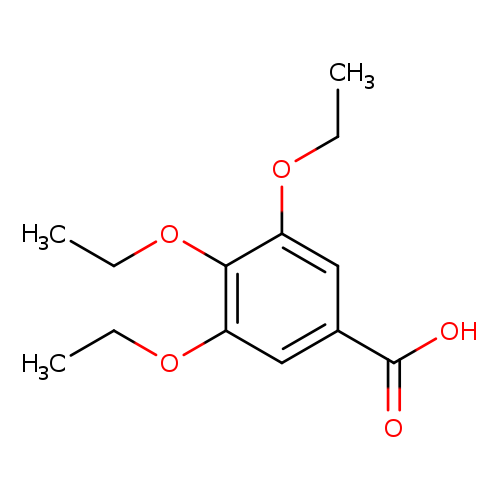 CCOc1c(OCC)cc(cc1OCC)C(=O)O