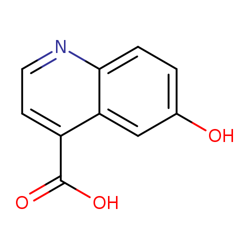 Oc1ccc2c(c1)c(ccn2)C(=O)O