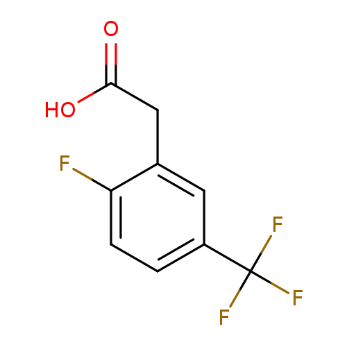 OC(=O)Cc1cc(ccc1F)C(F)(F)F