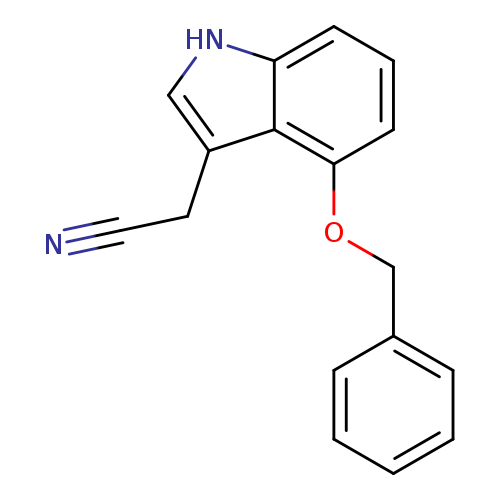 N#CCc1c[nH]c2c1c(ccc2)OCc1ccccc1