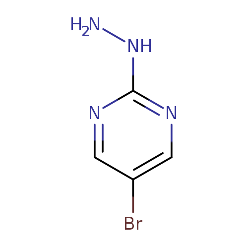 NNc1ncc(cn1)Br