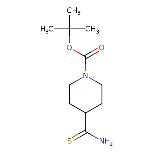 O=C(N1CCC(CC1)C(=S)N)OC(C)(C)C
