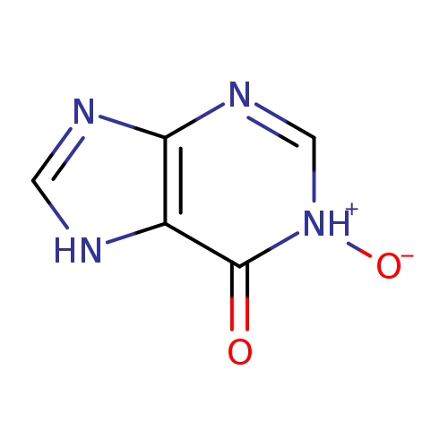 [O-][NH+]1C=Nc2c(C1=O)[nH]cn2