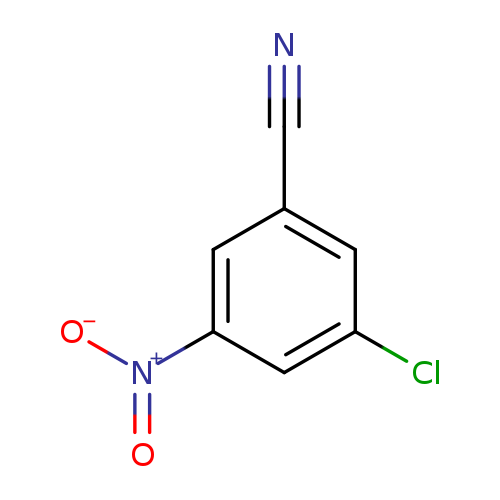 N#Cc1cc(Cl)cc(c1)N(=O)=O