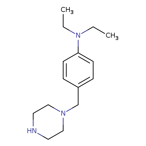 CCN(c1ccc(cc1)CN1CCNCC1)CC