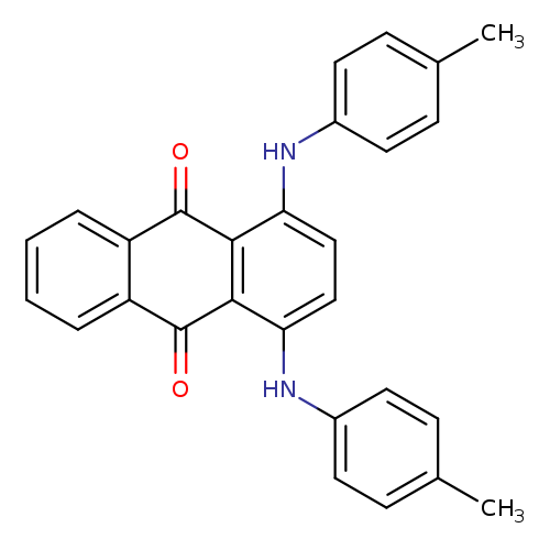 Cc1ccc(cc1)Nc1ccc(c2c1C(=O)c1ccccc1C2=O)Nc1ccc(cc1)C