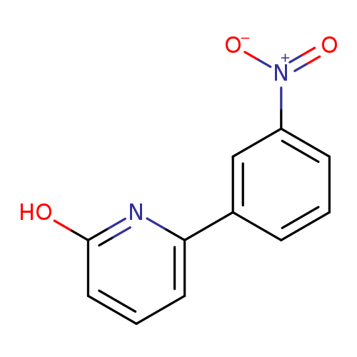 Oc1cccc(n1)c1cccc(c1)[N+](=O)[O-]