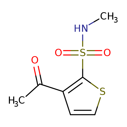 CNS(=O)(=O)c1sccc1C(=O)C