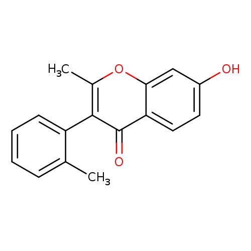 Oc1ccc2c(c1)oc(c(c2=O)c1ccccc1C)C