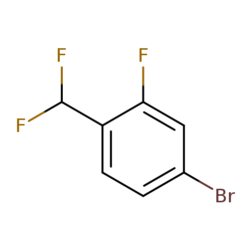 Brc1ccc(c(c1)F)C(F)F