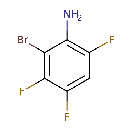 Nc1c(F)cc(c(c1Br)F)F