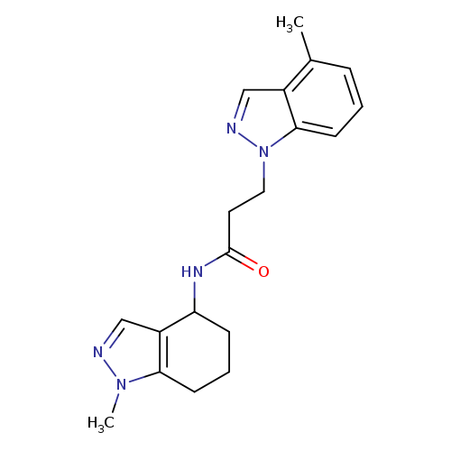 O=C(NC1CCCc2c1cnn2C)CCn1ncc2c1cccc2C