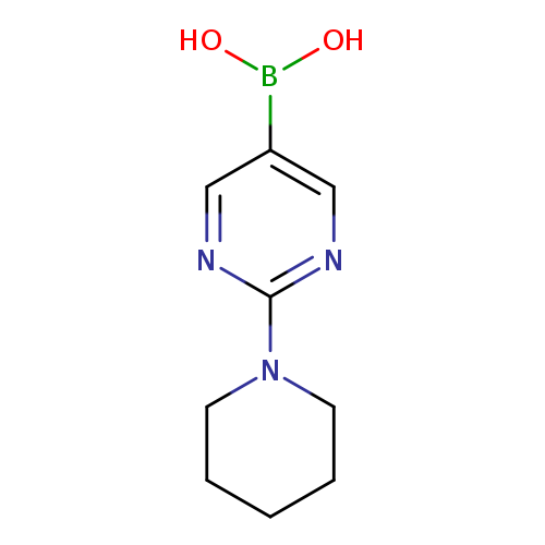 OB(c1cnc(nc1)N1CCCCC1)O