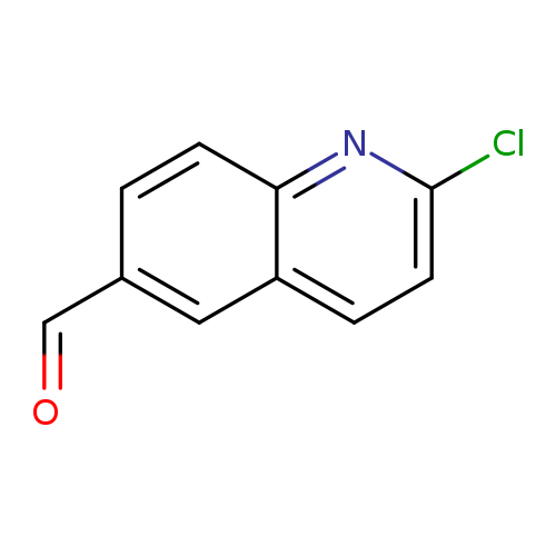 O=Cc1ccc2c(c1)ccc(n2)Cl