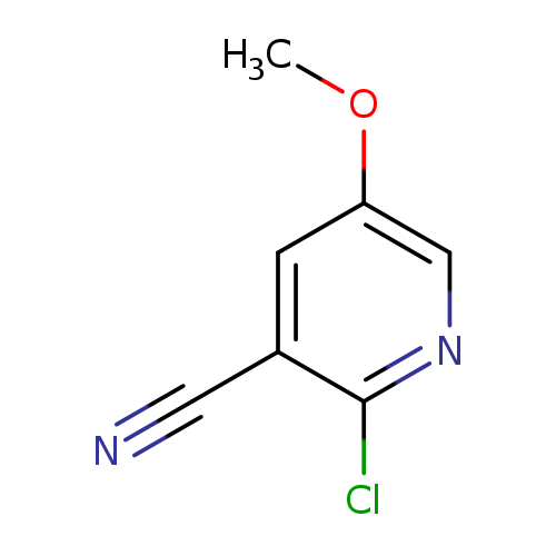 COc1cnc(c(c1)C#N)Cl