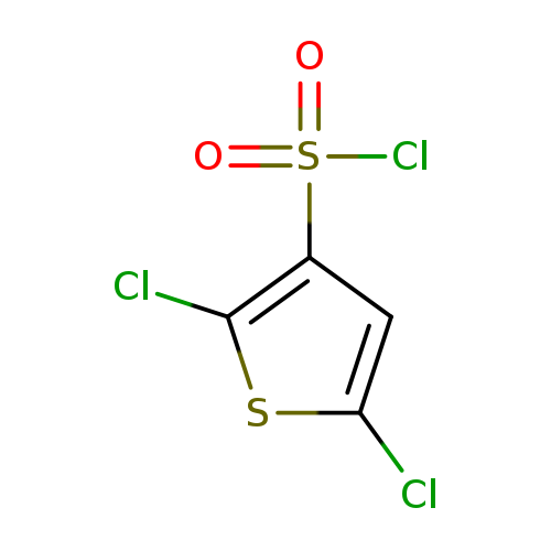 Clc1sc(c(c1)S(=O)(=O)Cl)Cl