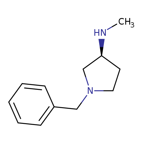 CN[C@H]1CCN(C1)Cc1ccccc1