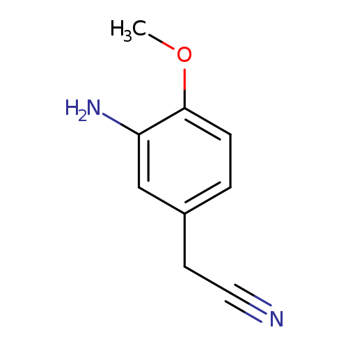 N#CCc1ccc(c(c1)N)OC