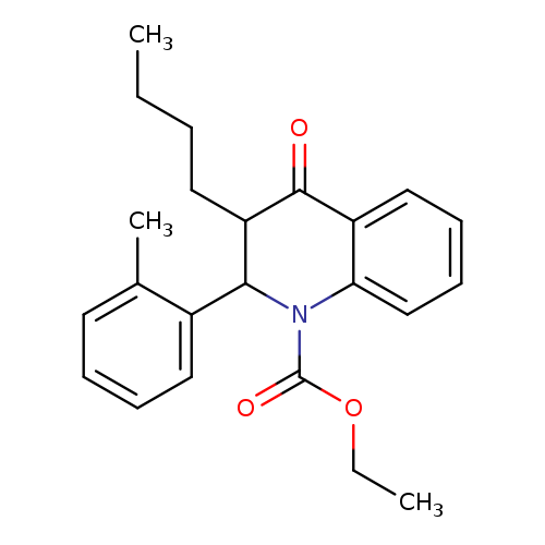 CCCCC1C(c2ccccc2C)N(C(=O)OCC)c2c(C1=O)cccc2