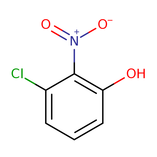 [O-][N+](=O)c1c(O)cccc1Cl