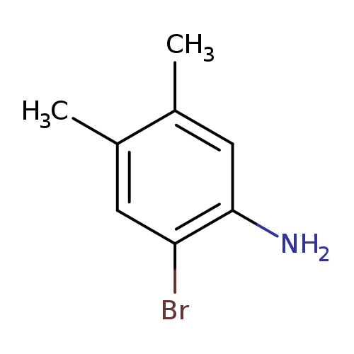 Cc1cc(Br)c(cc1C)N