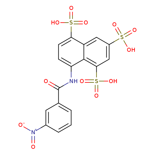 O=C(c1cccc(c1)[N+](=O)[O-])Nc1ccc(c2c1c(cc(c2)S(=O)(=O)O)S(=O)(=O)O)S(=O)(=O)O