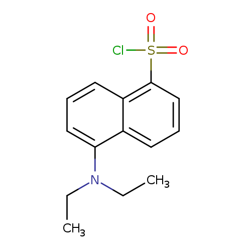 CCN(c1cccc2c1cccc2S(=O)(=O)Cl)CC