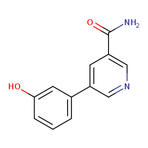 Oc1cccc(c1)c1cncc(c1)C(=O)N