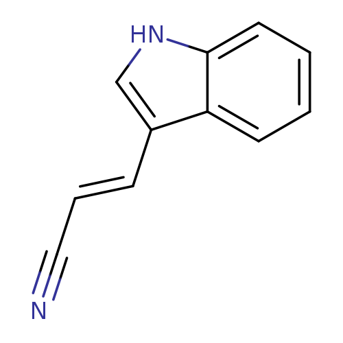 N#C/C=C/c1c[nH]c2c1cccc2