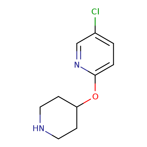 Clc1ccc(nc1)OC1CCNCC1