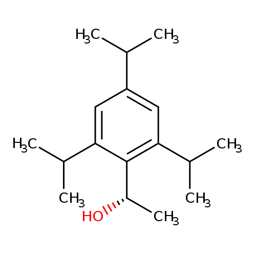 CC(c1cc(C(C)C)c(c(c1)C(C)C)[C@@H](O)C)C