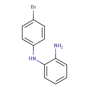 Brc1ccc(cc1)Nc1ccccc1N