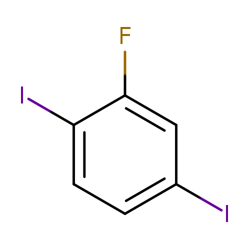 Ic1ccc(c(c1)F)I