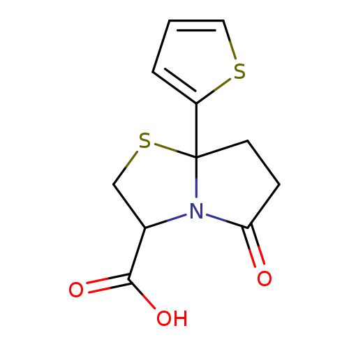 OC(=O)C1CSC2(N1C(=O)CC2)c1cccs1