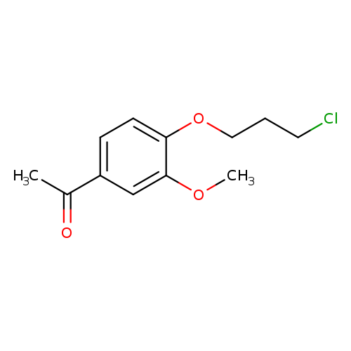 ClCCCOc1ccc(cc1OC)C(=O)C