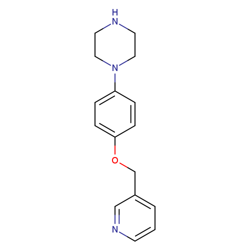 N1CCN(CC1)c1ccc(cc1)OCc1cccnc1